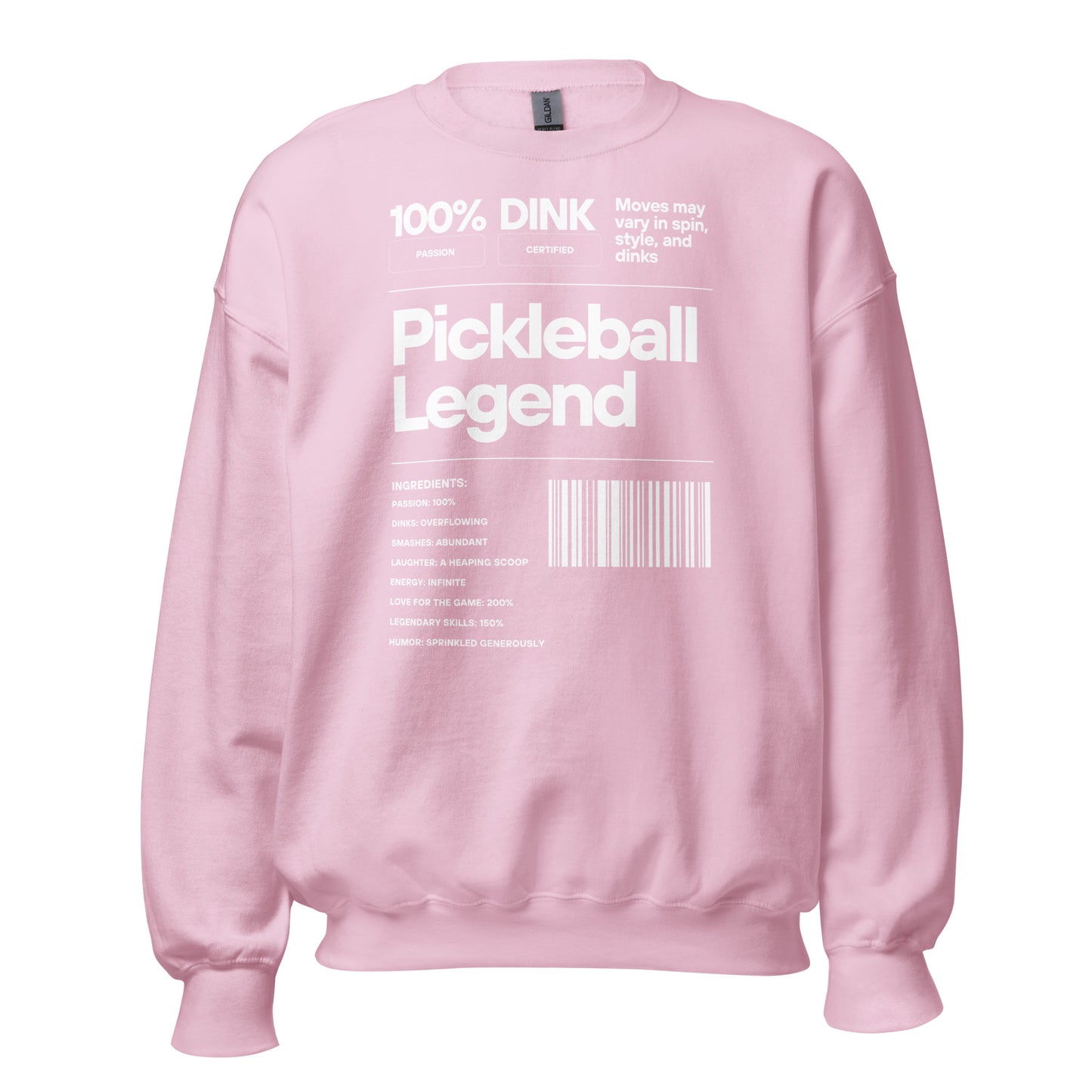 Pickleball Nutrition Facts Crewneck