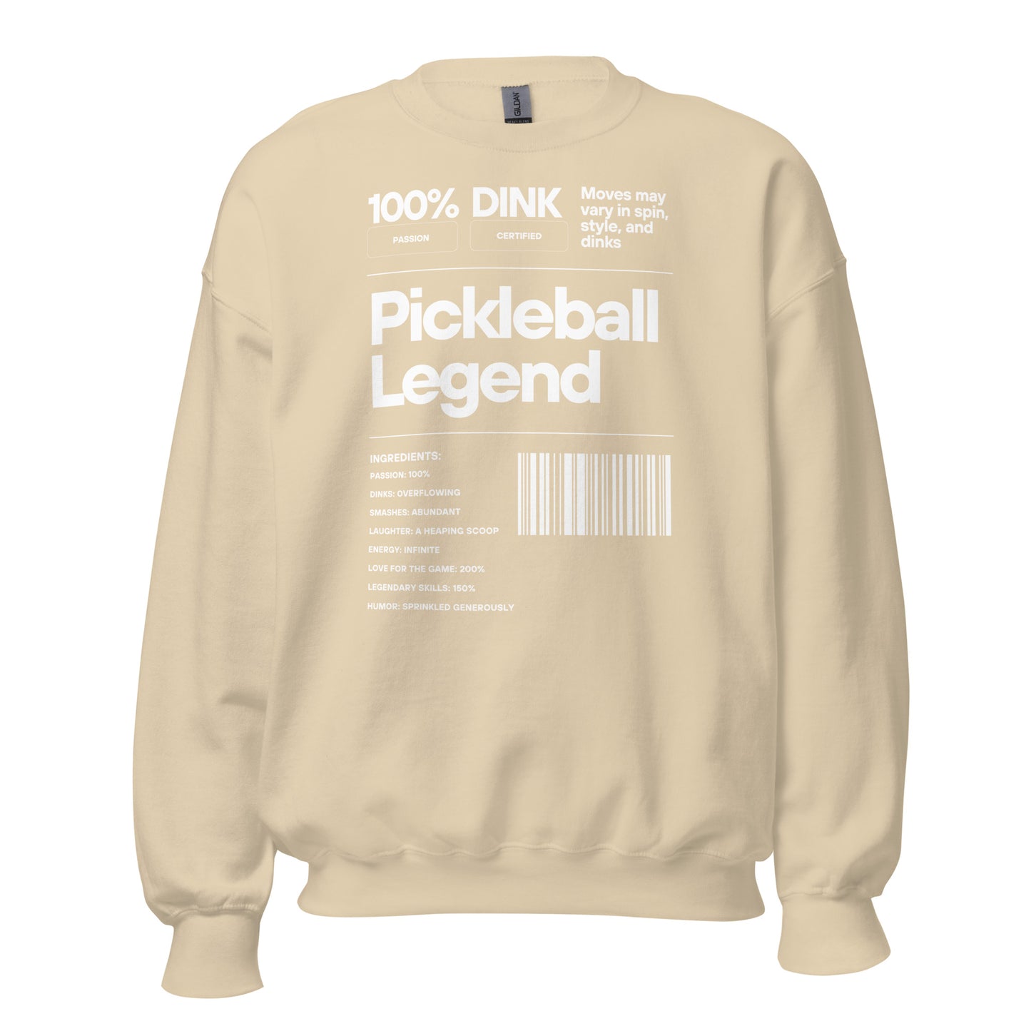 Pickleball Nutrition Facts Crewneck