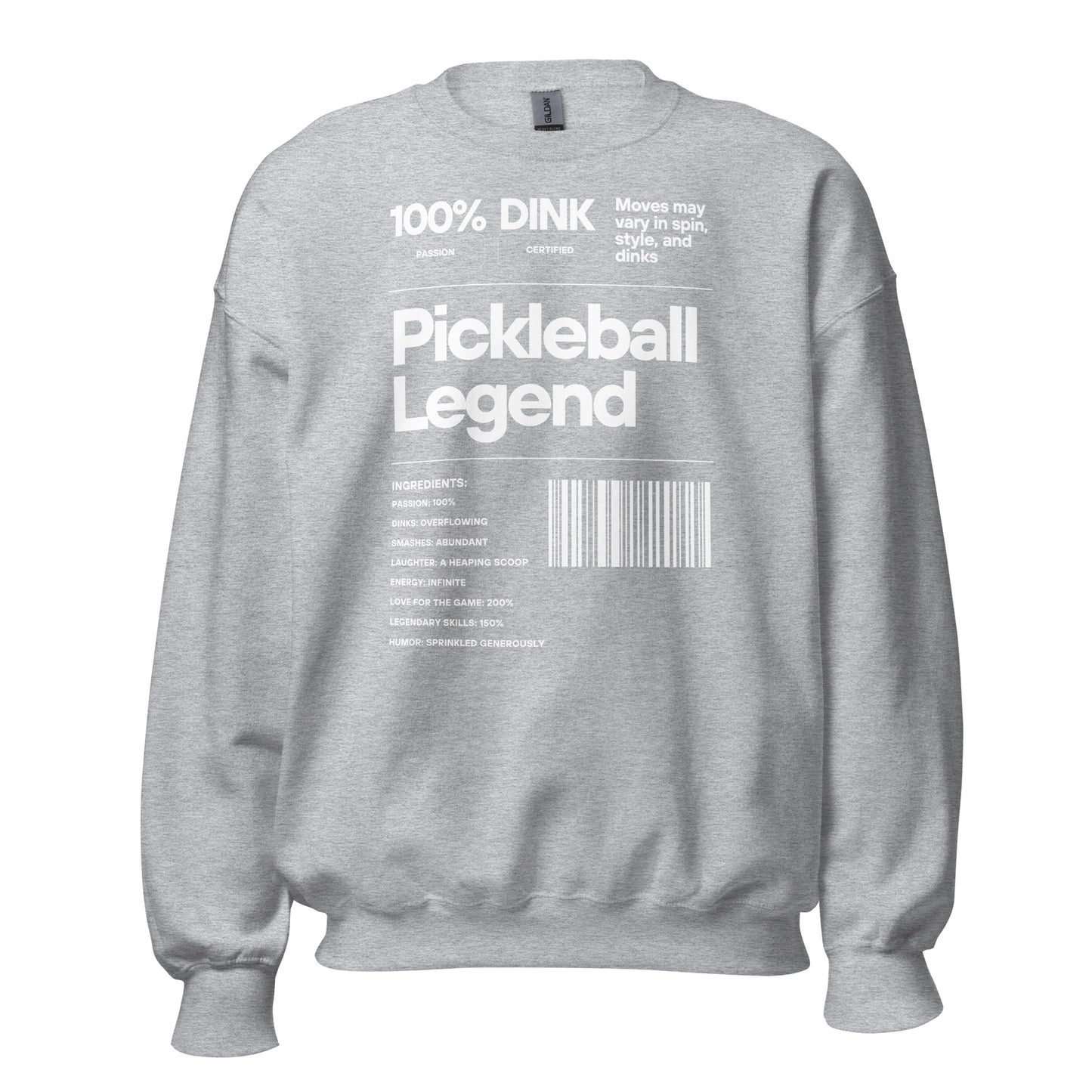 Pickleball Nutrition Facts Crewneck