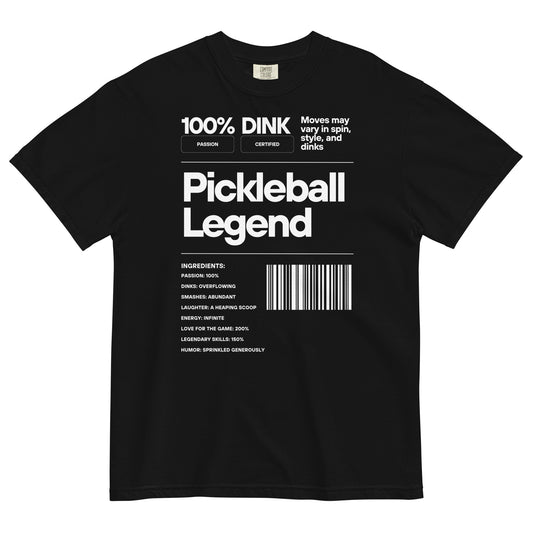 Pickleball Nutrition Fact Tee